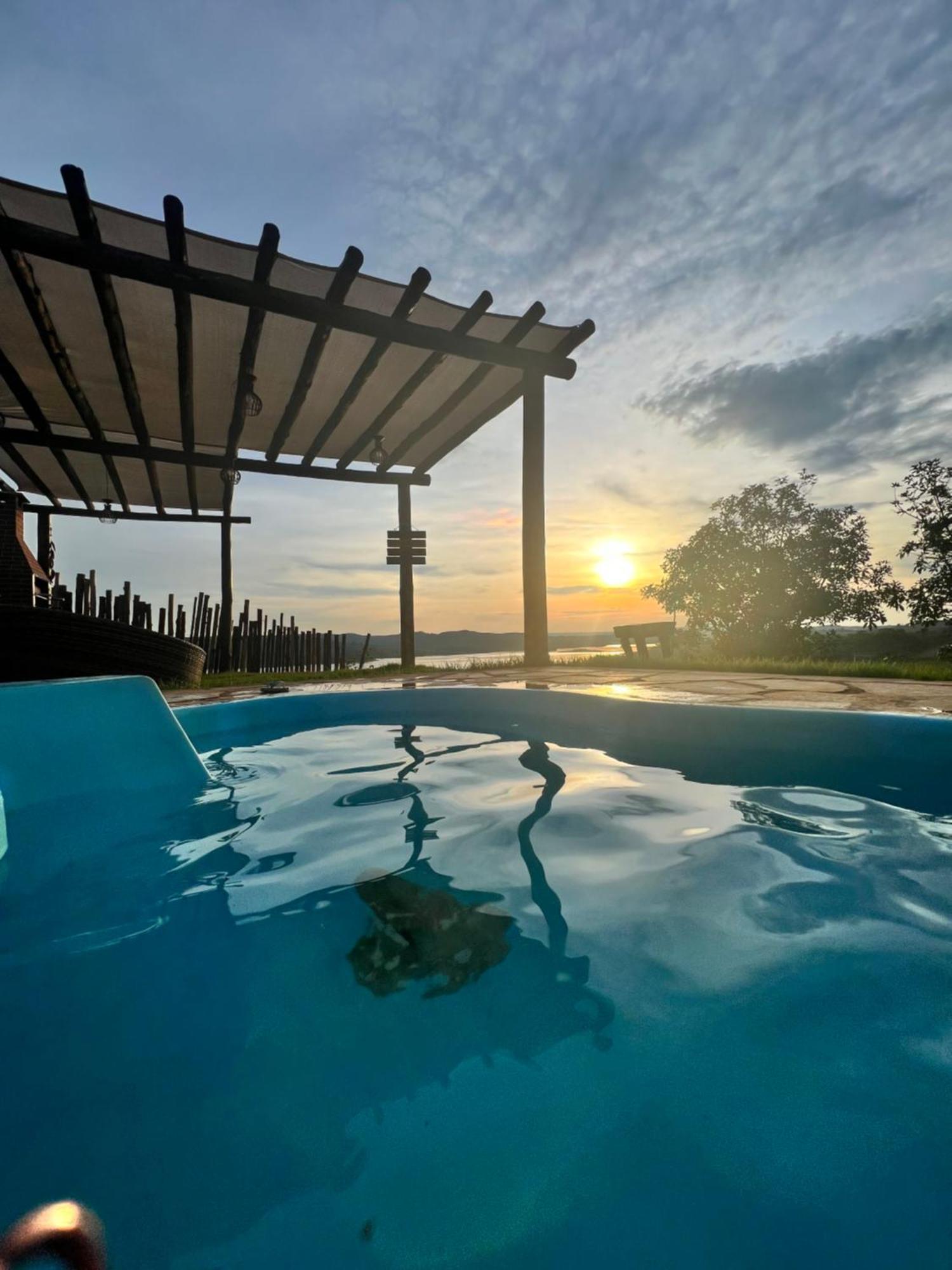Chale Mirante, Piscina, Cachoeira, Lago E Vista Espetacular Alexania エクステリア 写真